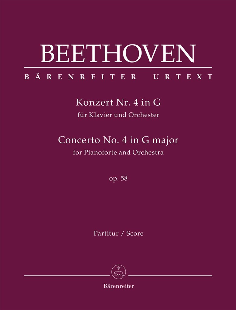 Concerto N 4 In G Major Op 58